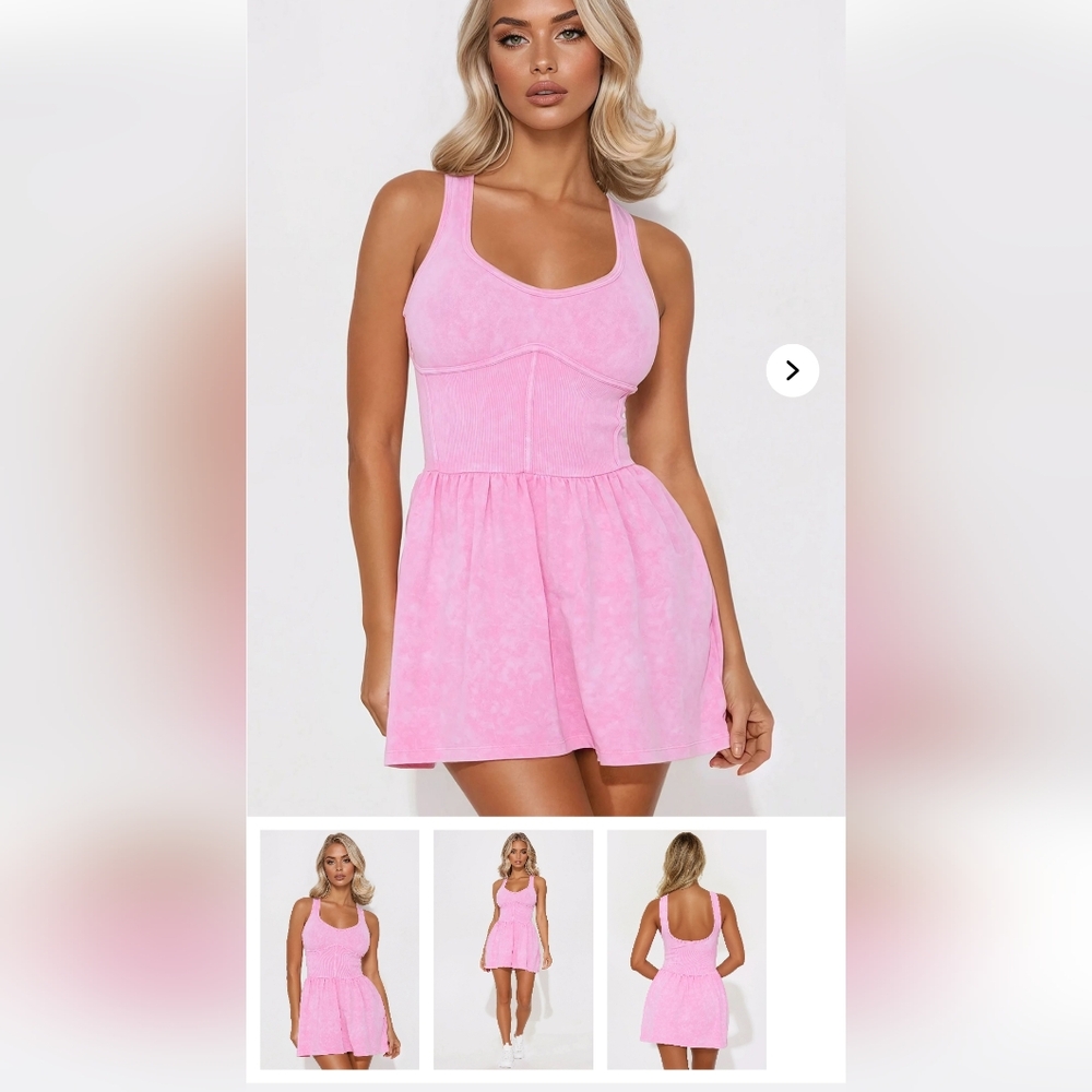 Pink Sleeveless Dress